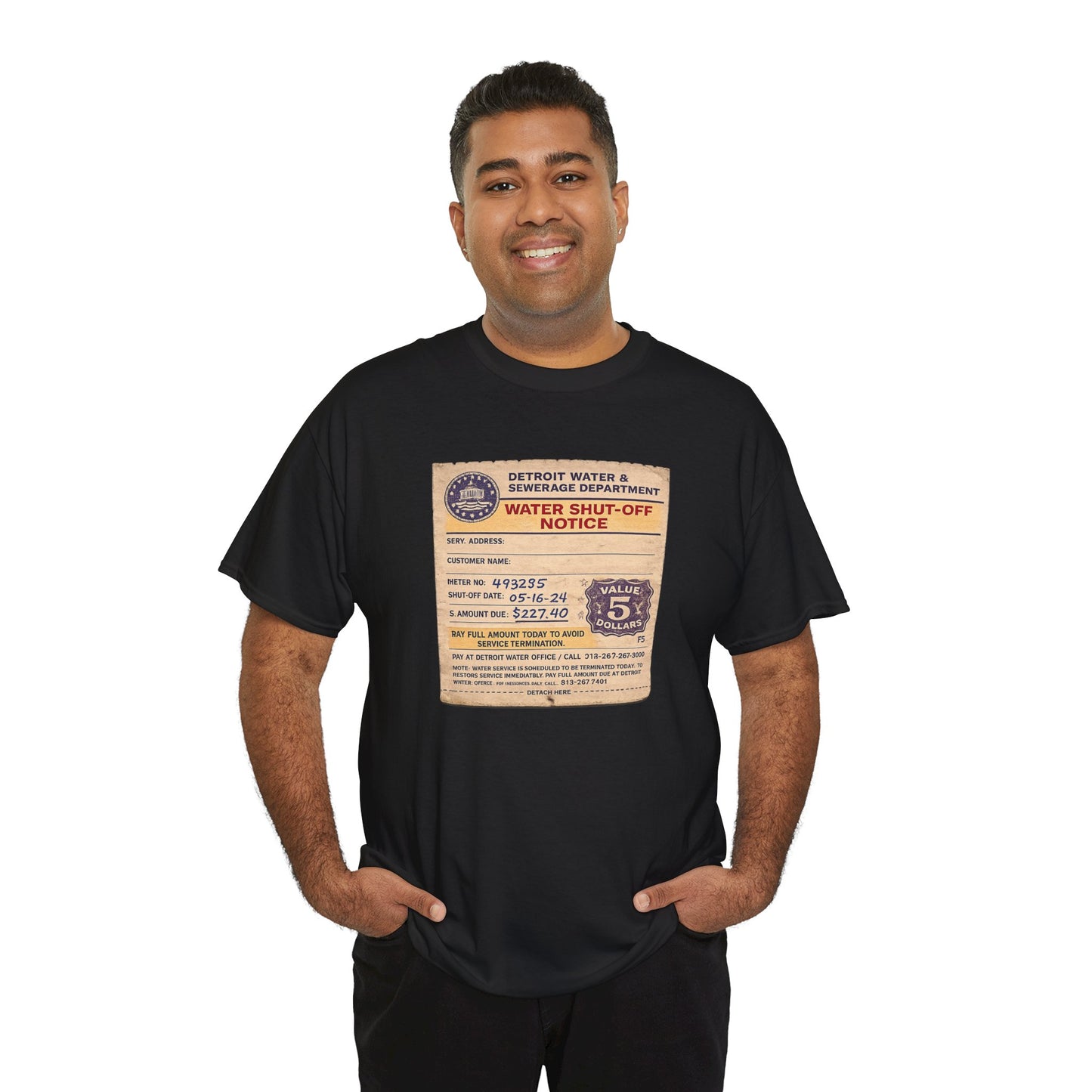 "WATER SHUT-OFF NOTICE" Tee