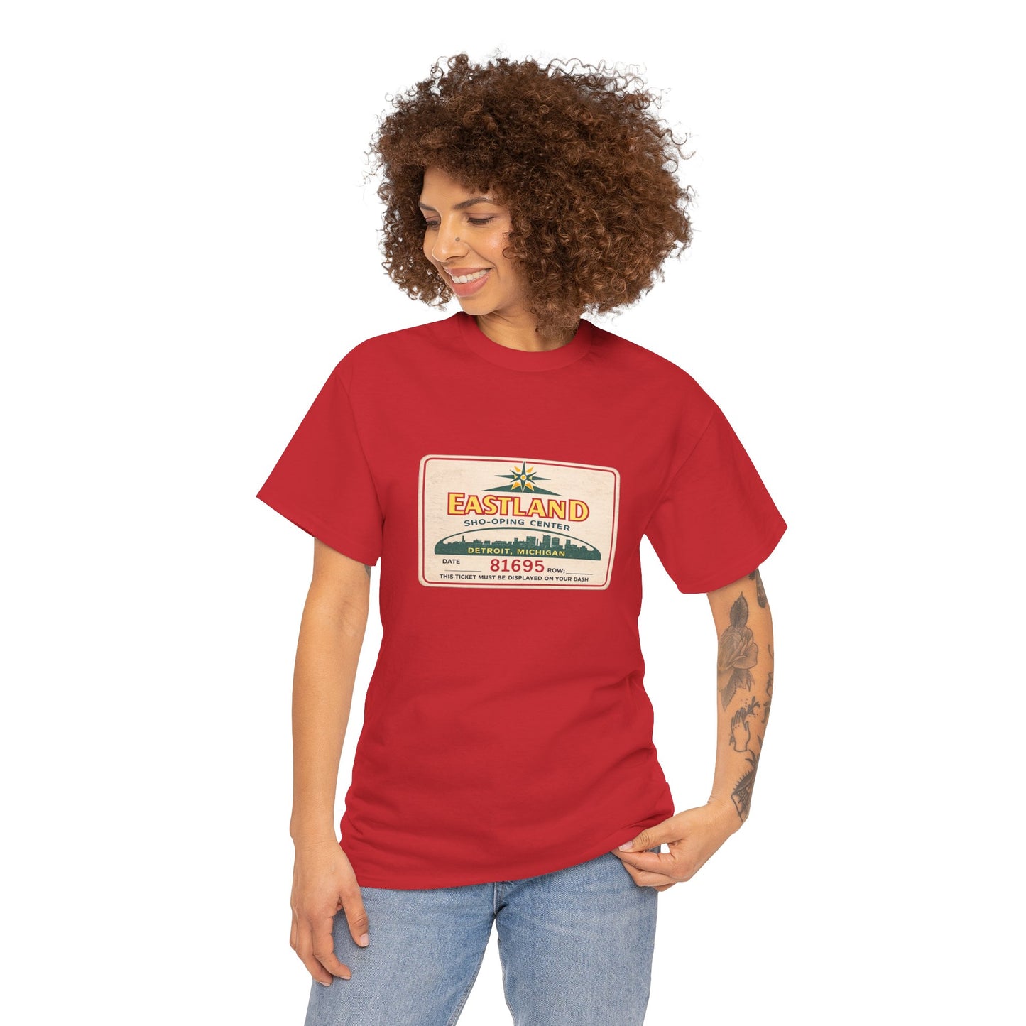 "EASTLAND MALL" Cotton Tee