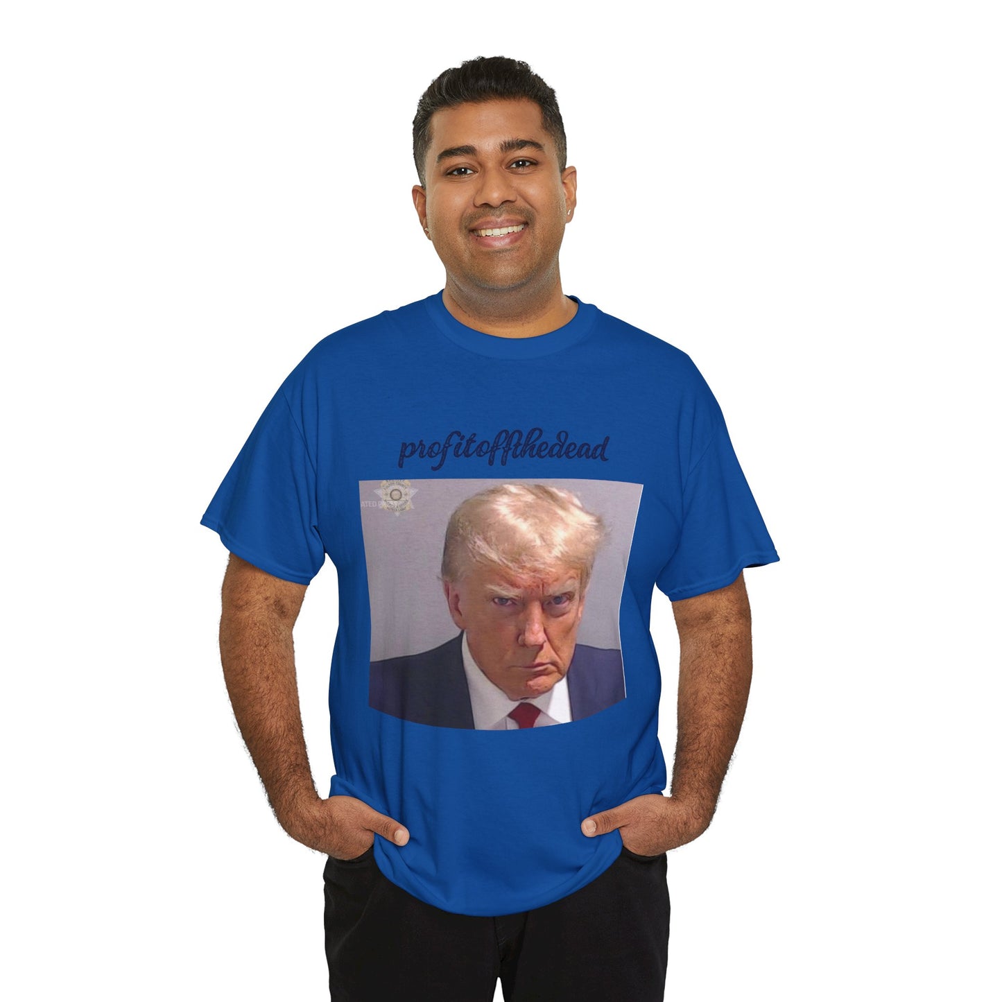 "Trump Mug Shot" Unisex Heavy Cotton Tee