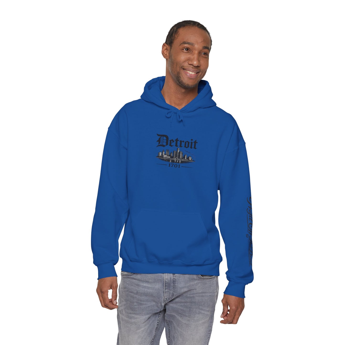 "DETROIT 1701 – STILL HERE" Hooded Sweatshirt