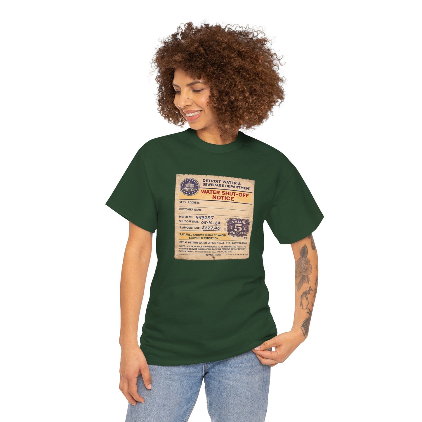 "WATER SHUT-OFF NOTICE" Tee