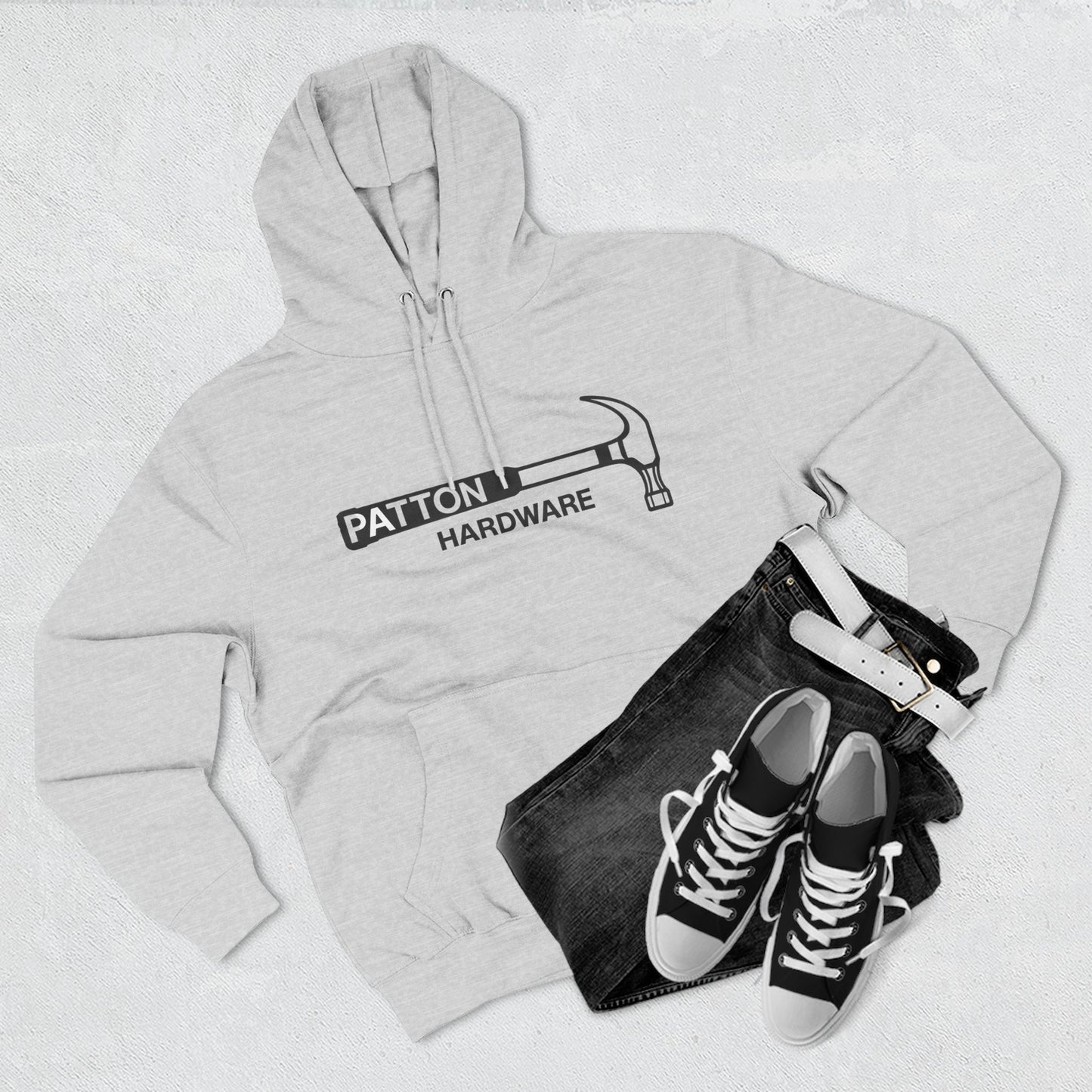 “Patton Hardware” Fleece Hoodie