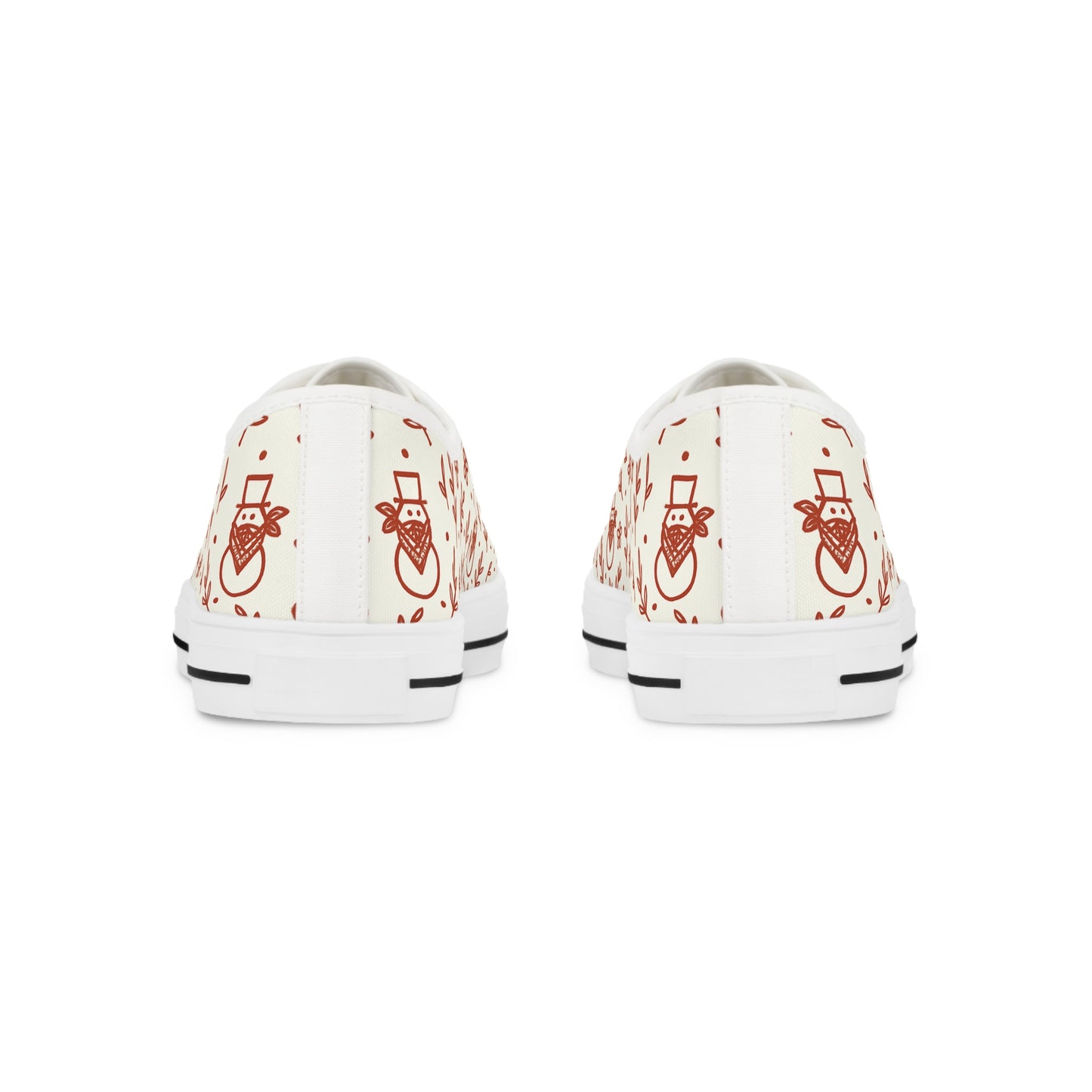"Snowman" Men's Low Top Sneakers