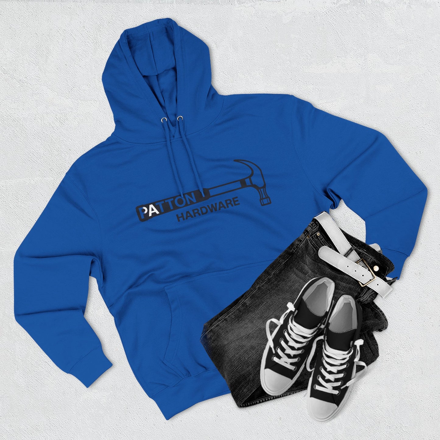 “Patton Hardware” Fleece Hoodie