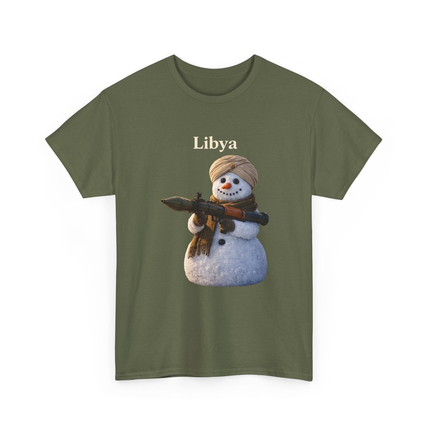 “From America to Libya” Cotton Tee