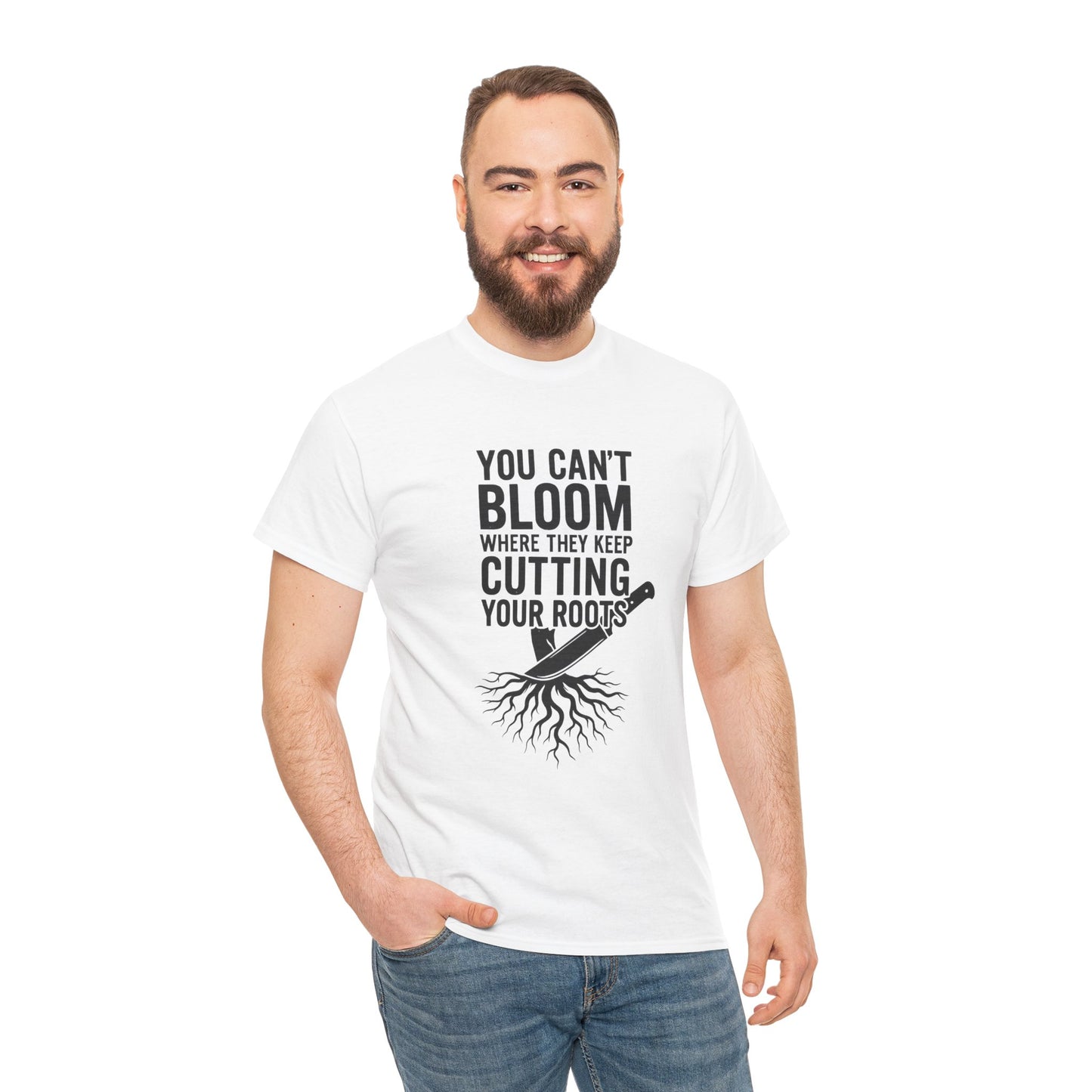 "Cutting Roots" Unisex Heavy Cotton Tee