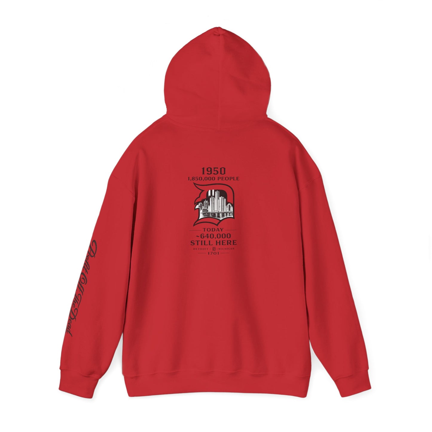 "DETROIT 1701 – STILL HERE" Hooded Sweatshirt