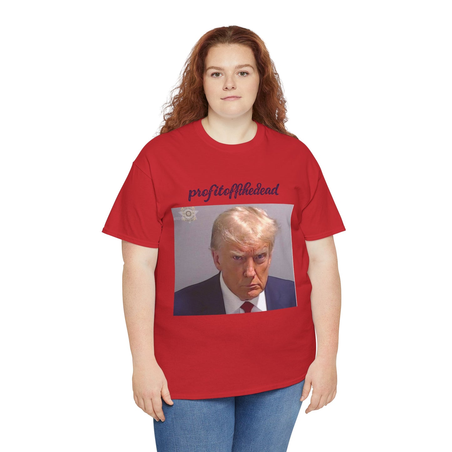 "Trump Mug Shot" Unisex Heavy Cotton Tee