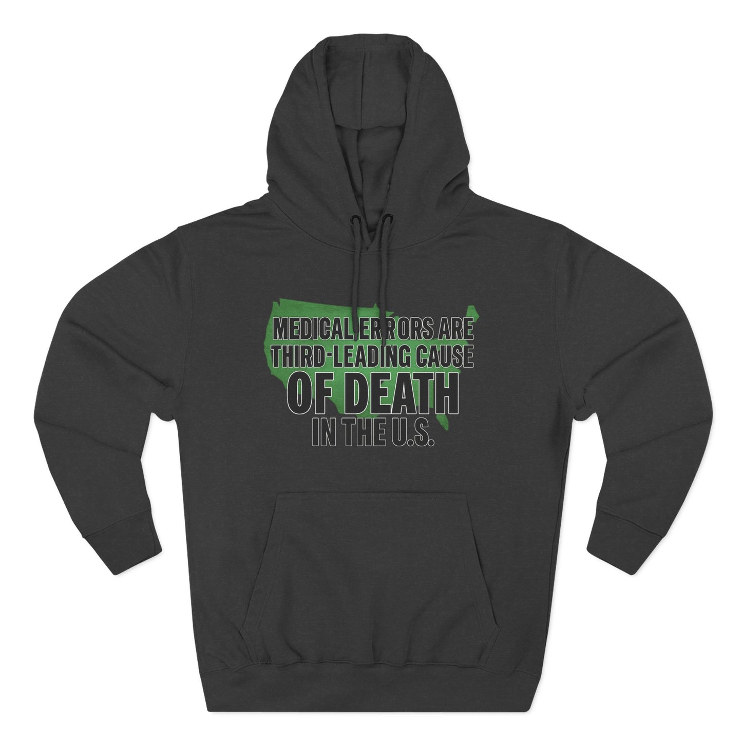 "Medical Errors" Three-Panel Fleece Hoodie