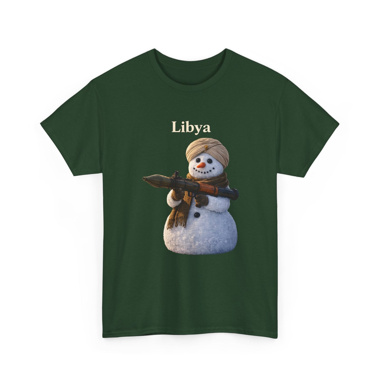 “From America to Libya” Cotton Tee