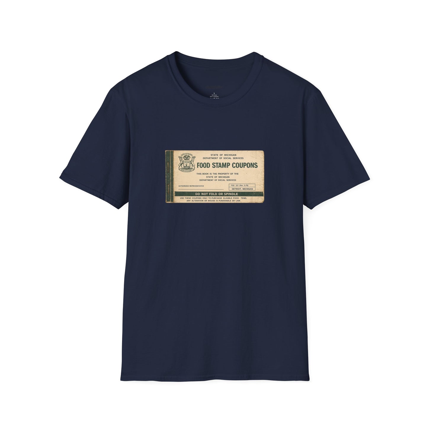 "FOOD STAMP BOOK" T-Shirt