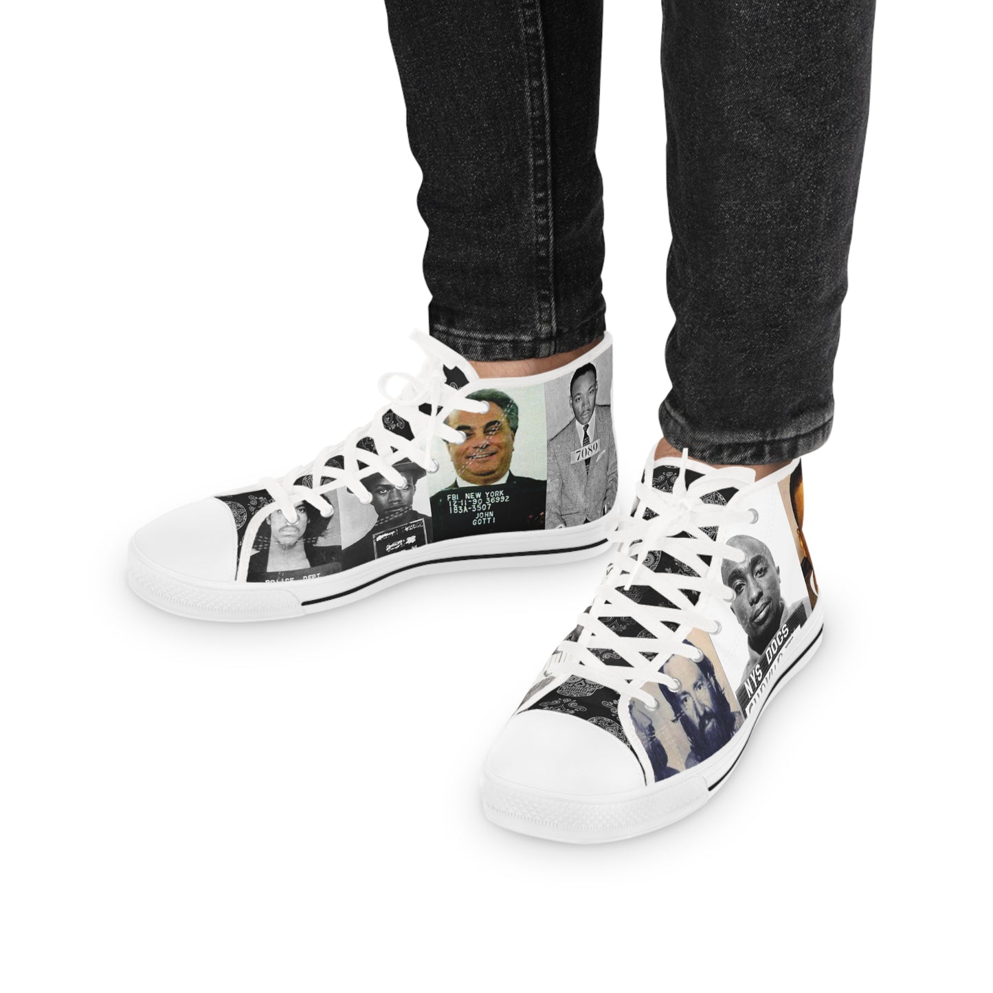 Mug shots 2026 Men's High Top Sneakers
