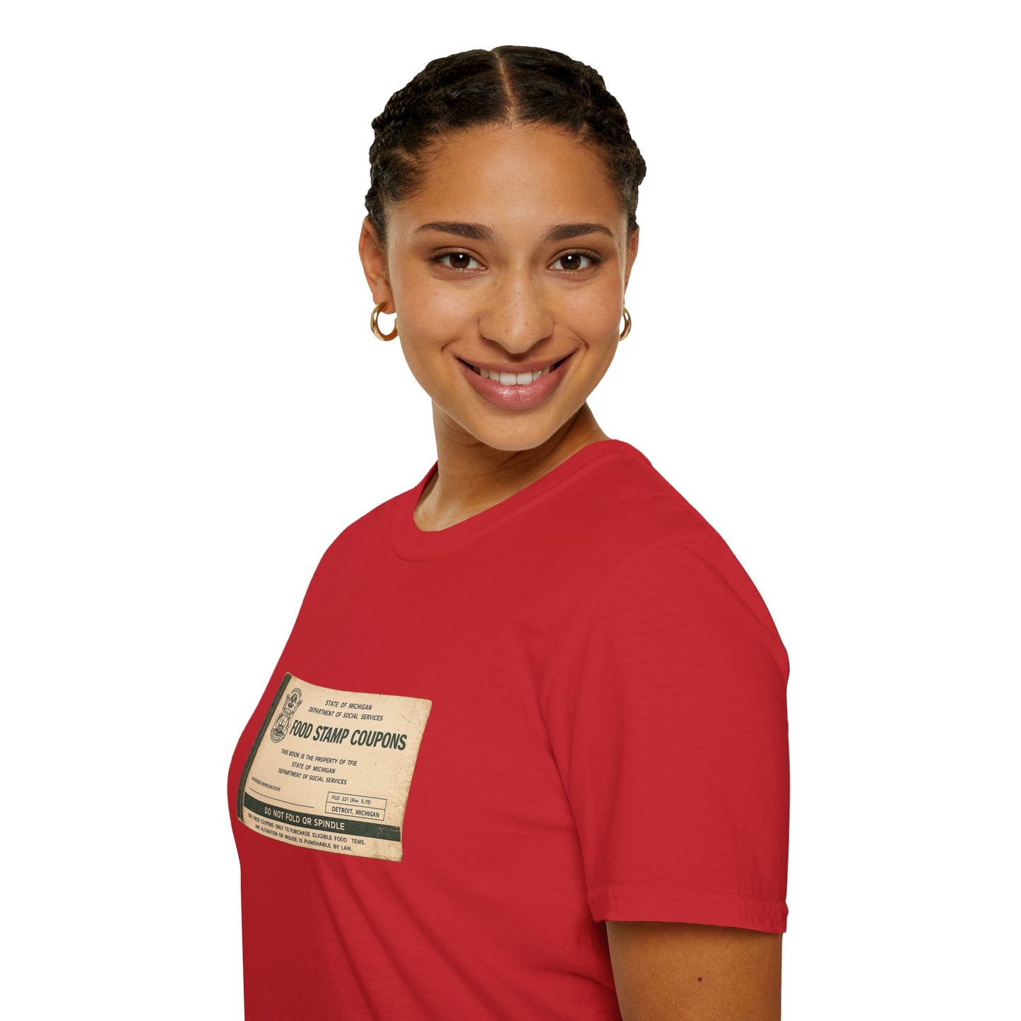 "FOOD STAMP BOOK" T-Shirt