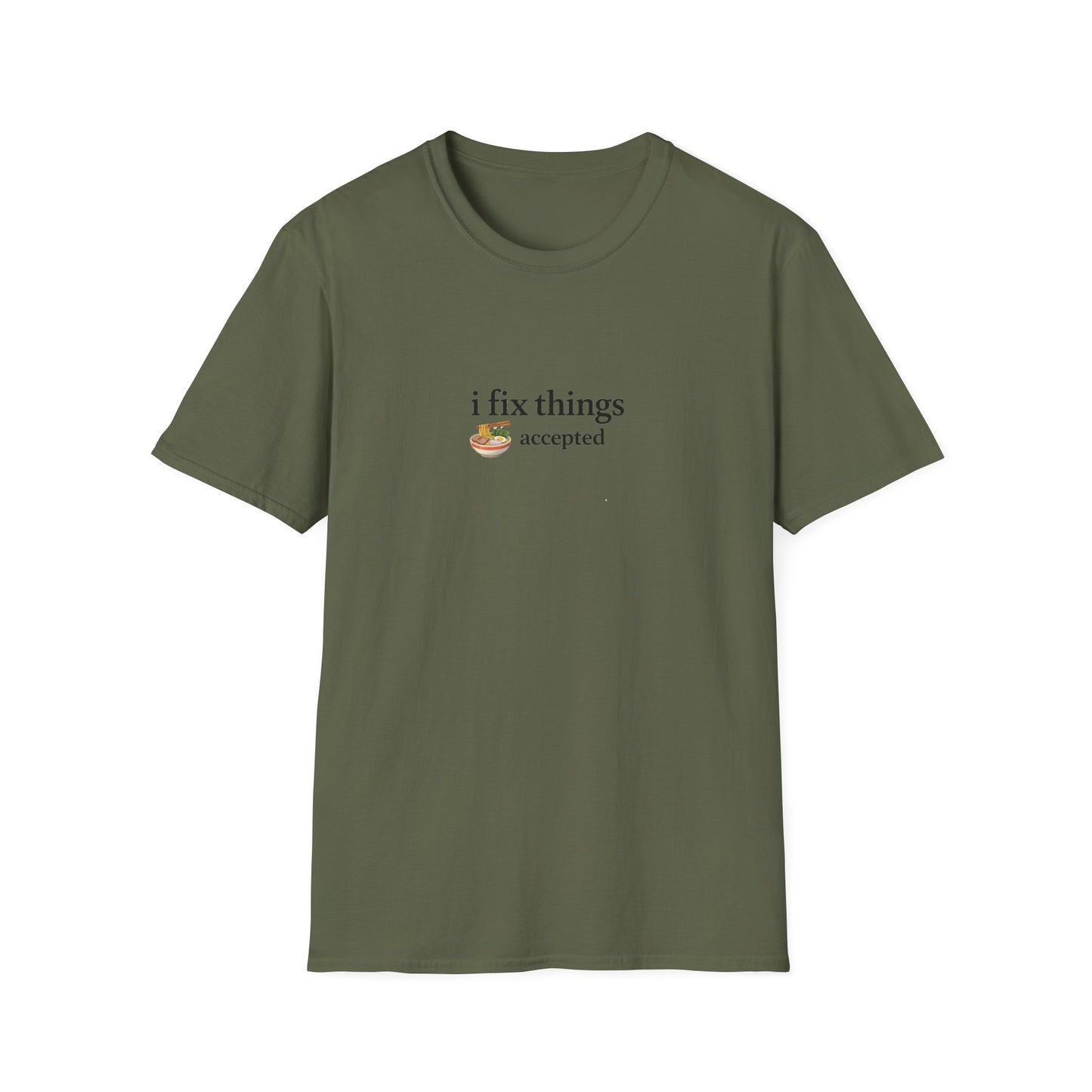 "Noodles Excepted." T-Shirt