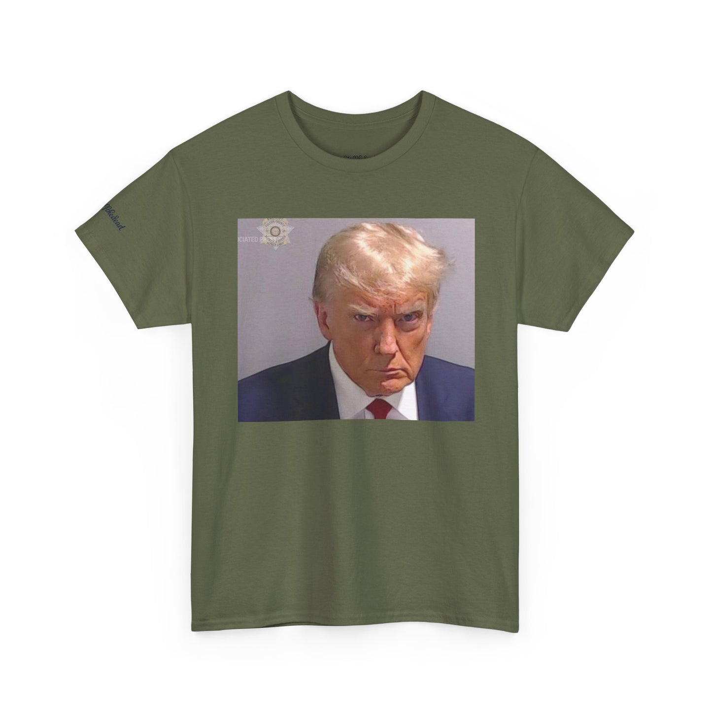 "Mug Shots Trump" Unisex Heavy Cotton Tee