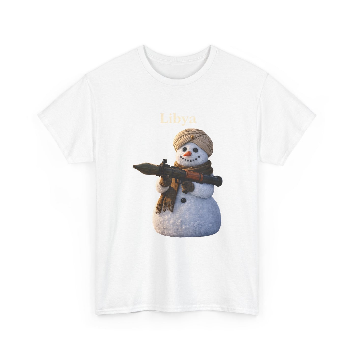 “From America to Libya” Cotton Tee