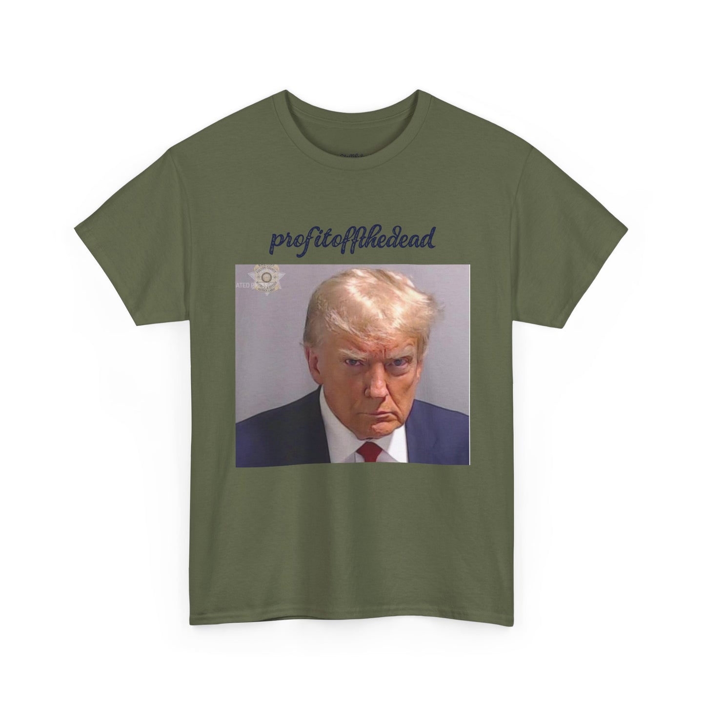 "Trump Mug Shot" Unisex Heavy Cotton Tee