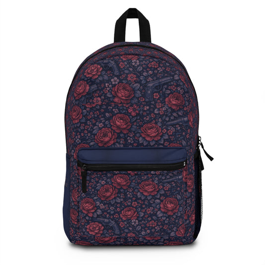 "Roses & Guns" Backpack