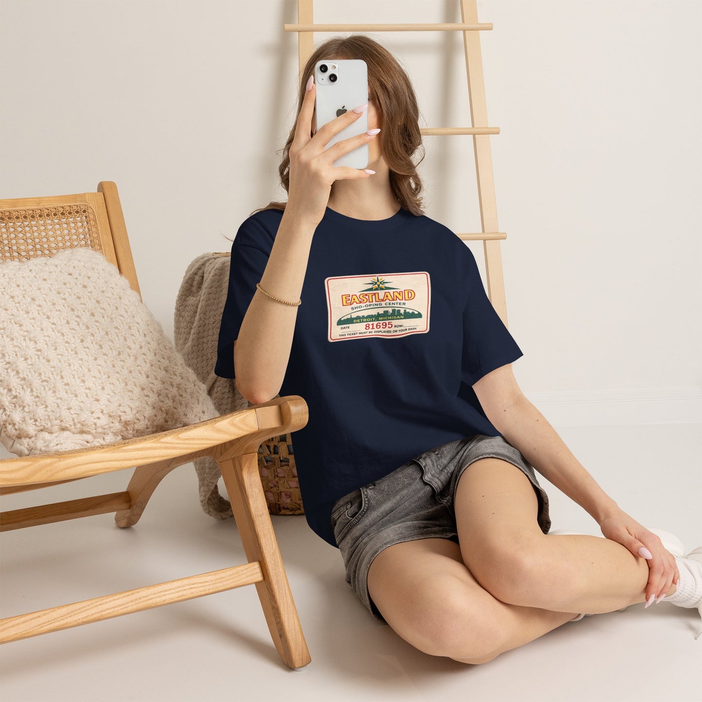 "EASTLAND MALL" Cotton Tee