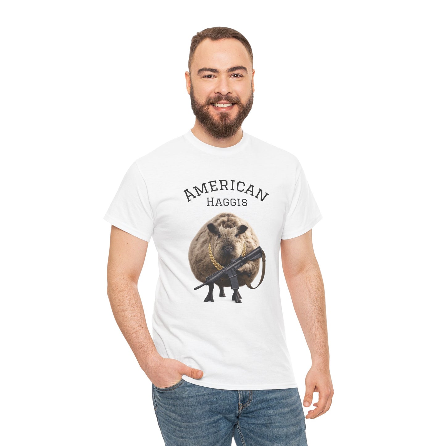 "American Haggis" Heavy Cotton Tee