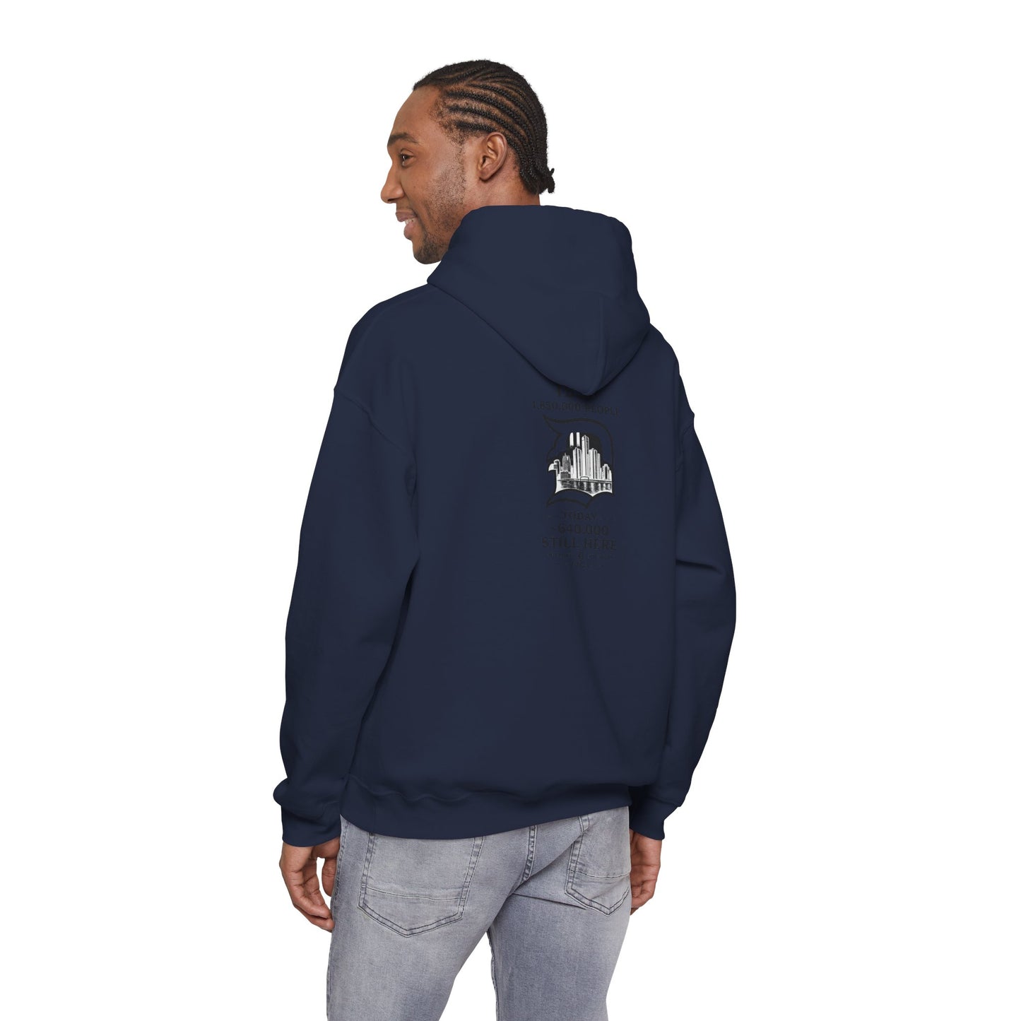 "DETROIT 1701 – STILL HERE" Hooded Sweatshirt