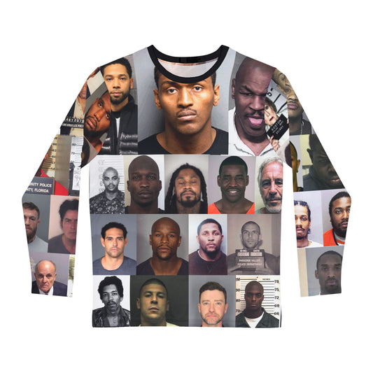 "Mug Shots 2026" Men's Long Sleeve Shirt