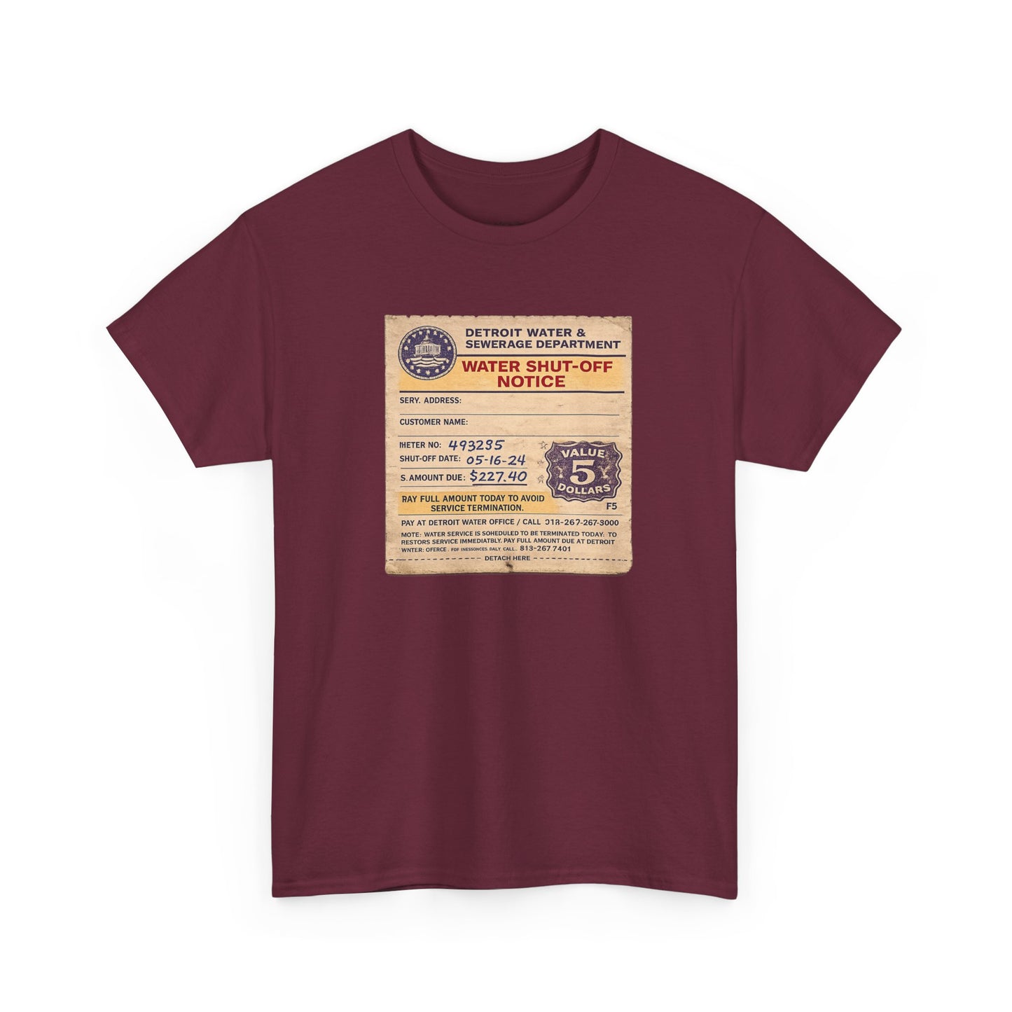 "WATER SHUT-OFF NOTICE" Tee