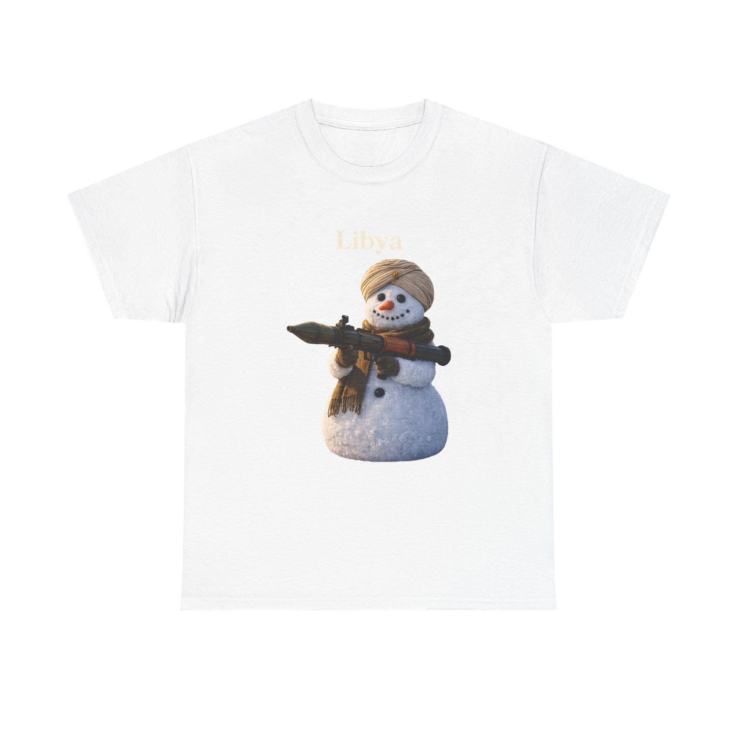 “From America to Libya” Cotton Tee