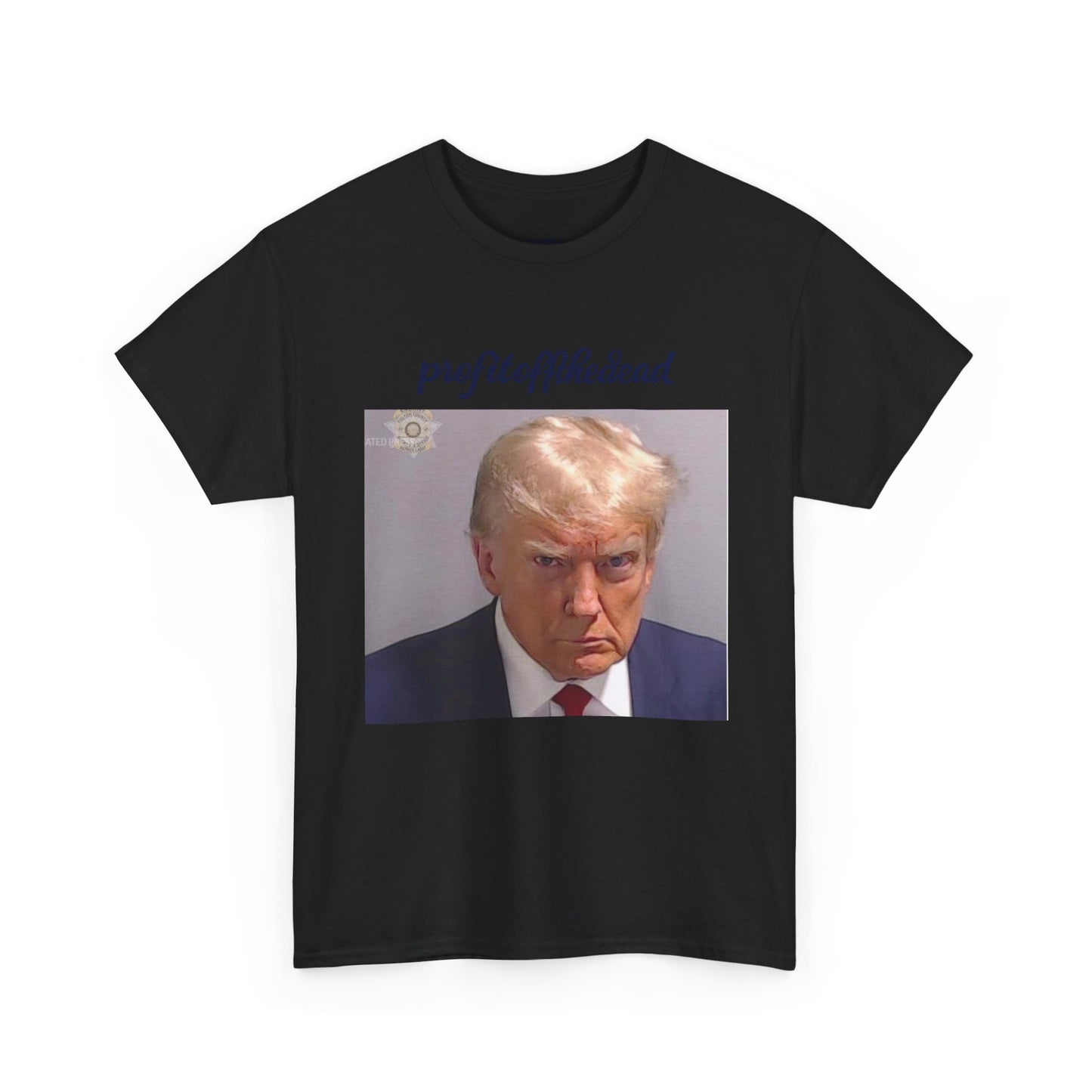 "Trump Mug Shot" Unisex Heavy Cotton Tee
