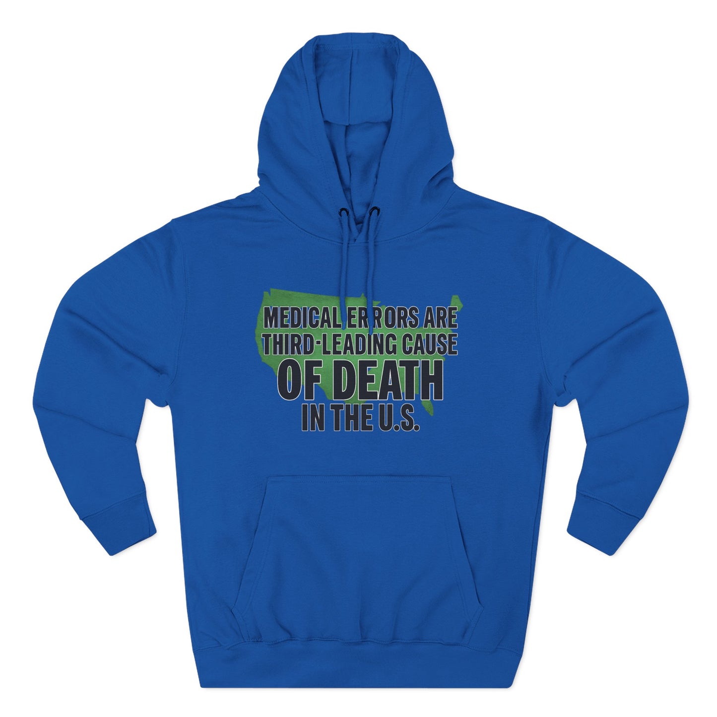 "Medical Errors" Three-Panel Fleece Hoodie