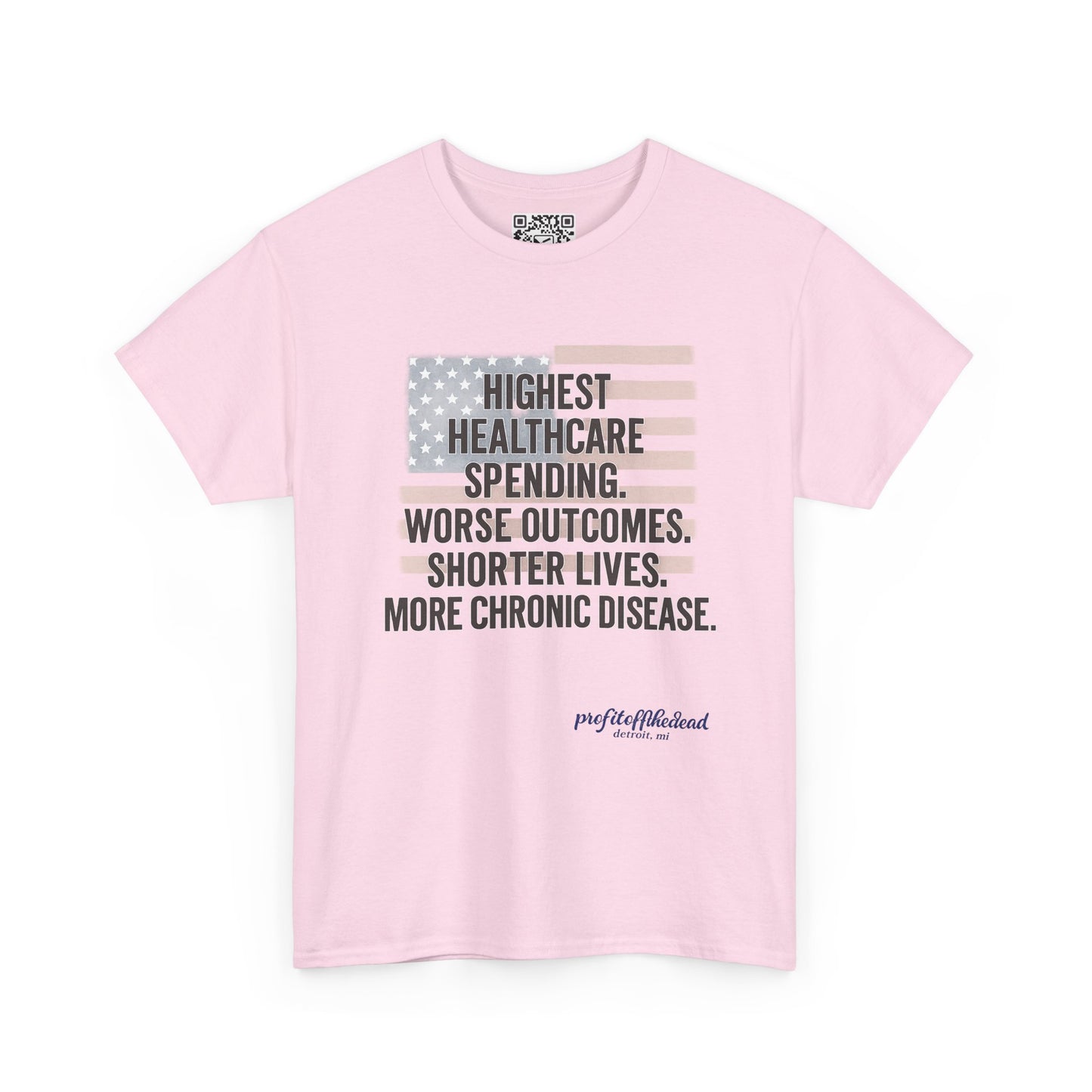 "Healthy America" Unisex Heavy Cotton Tee