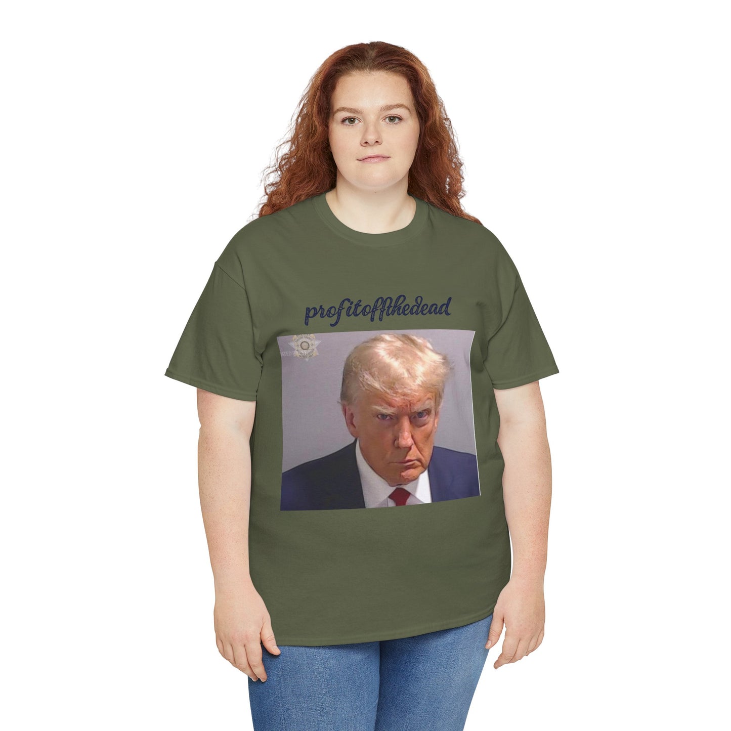 "Trump Mug Shot" Unisex Heavy Cotton Tee