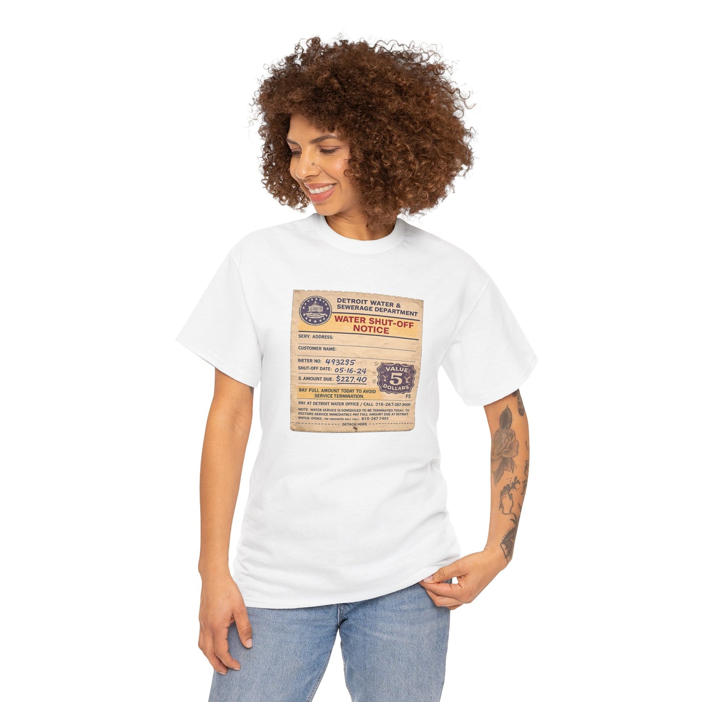 "WATER SHUT-OFF NOTICE" Tee