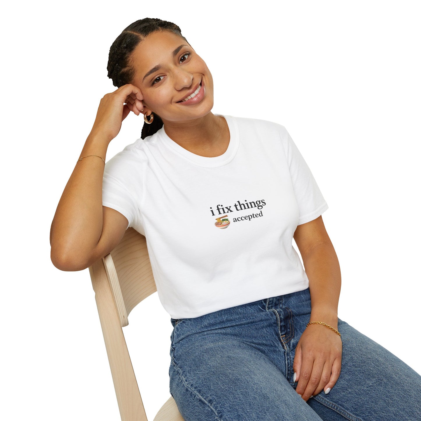 "Noodles Excepted." T-Shirt