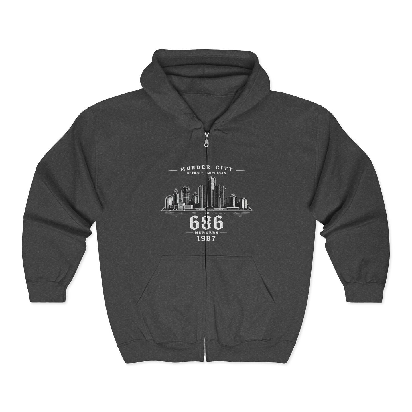 "1987 COLLECTION" Heavy Blend™ Full Zip Hooded Sweatshirt