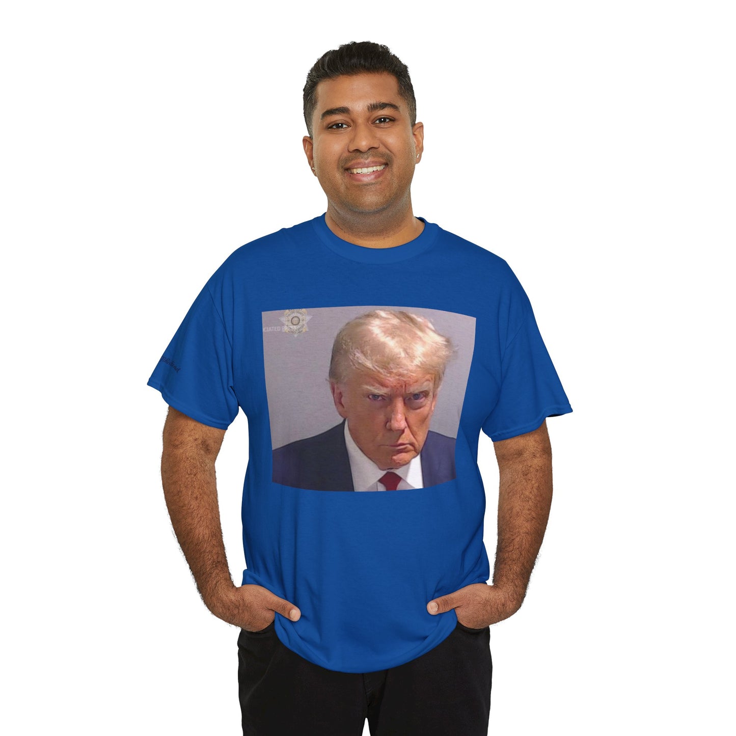 "Mug Shots Trump" Unisex Heavy Cotton Tee