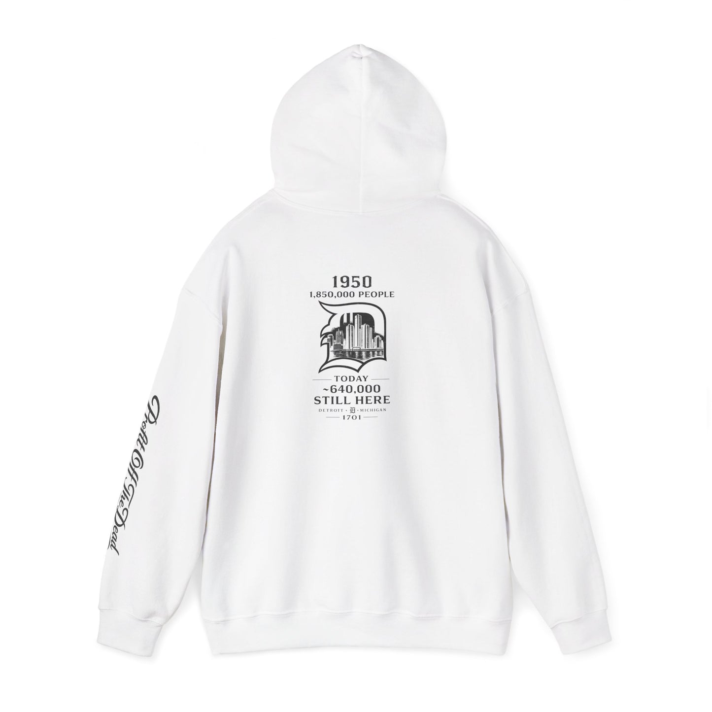 "DETROIT 1701 – STILL HERE" Hooded Sweatshirt