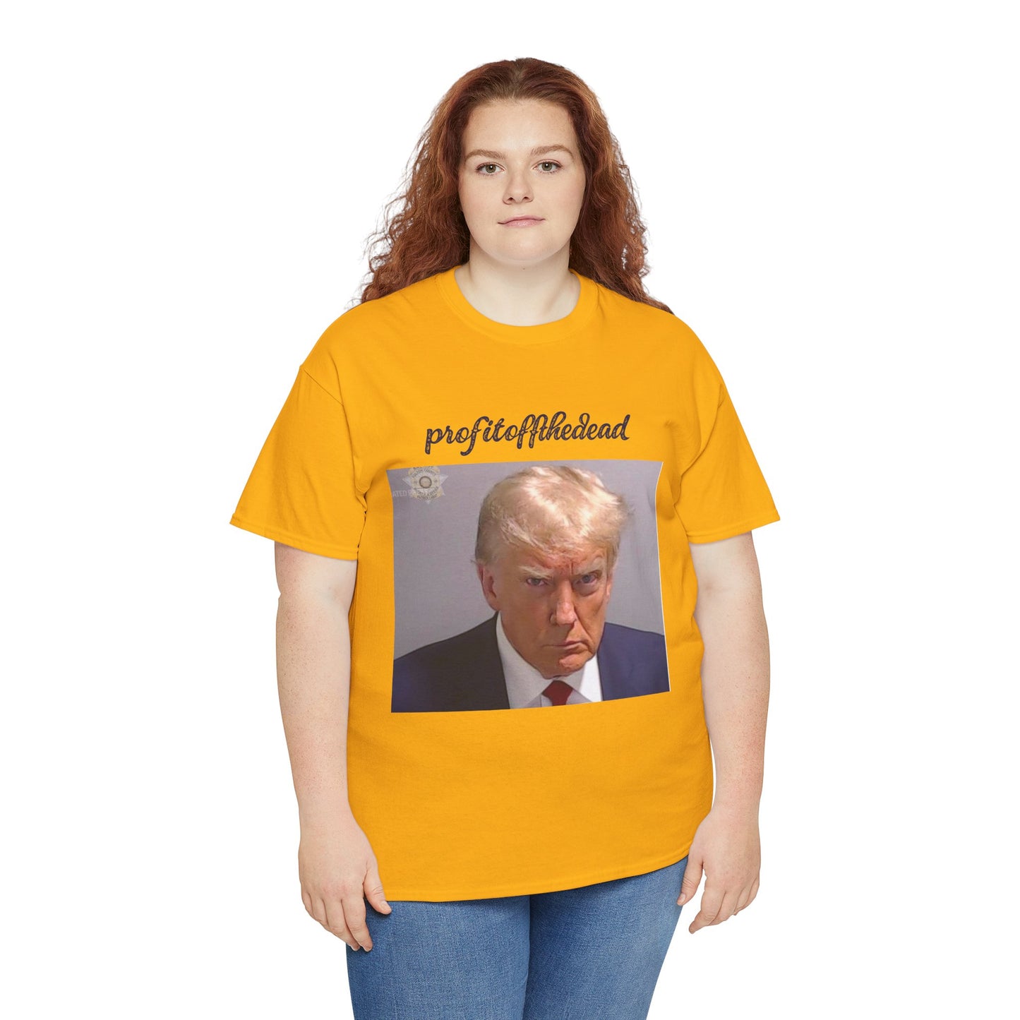 "Trump Mug Shot" Unisex Heavy Cotton Tee