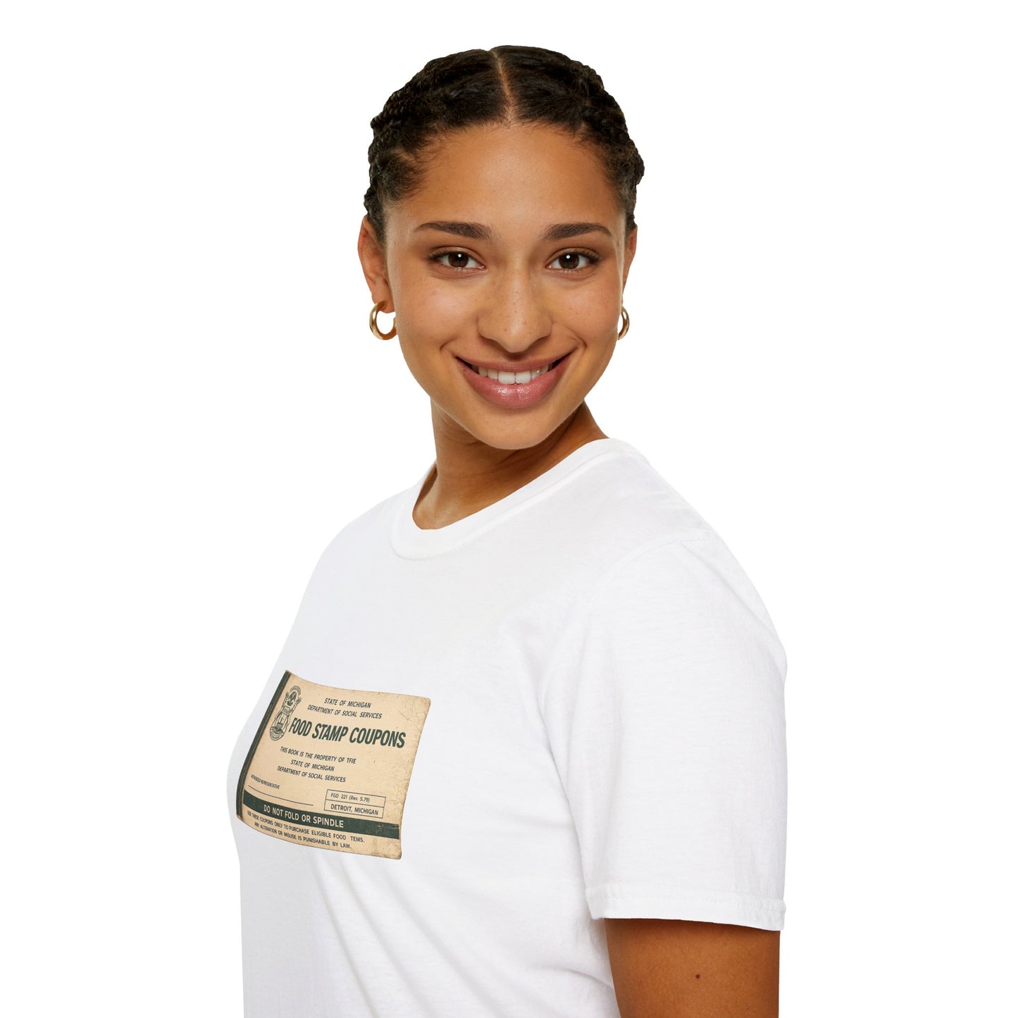 "FOOD STAMP BOOK" T-Shirt