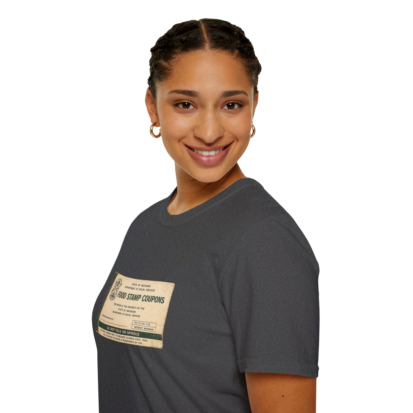 "FOOD STAMP BOOK" T-Shirt