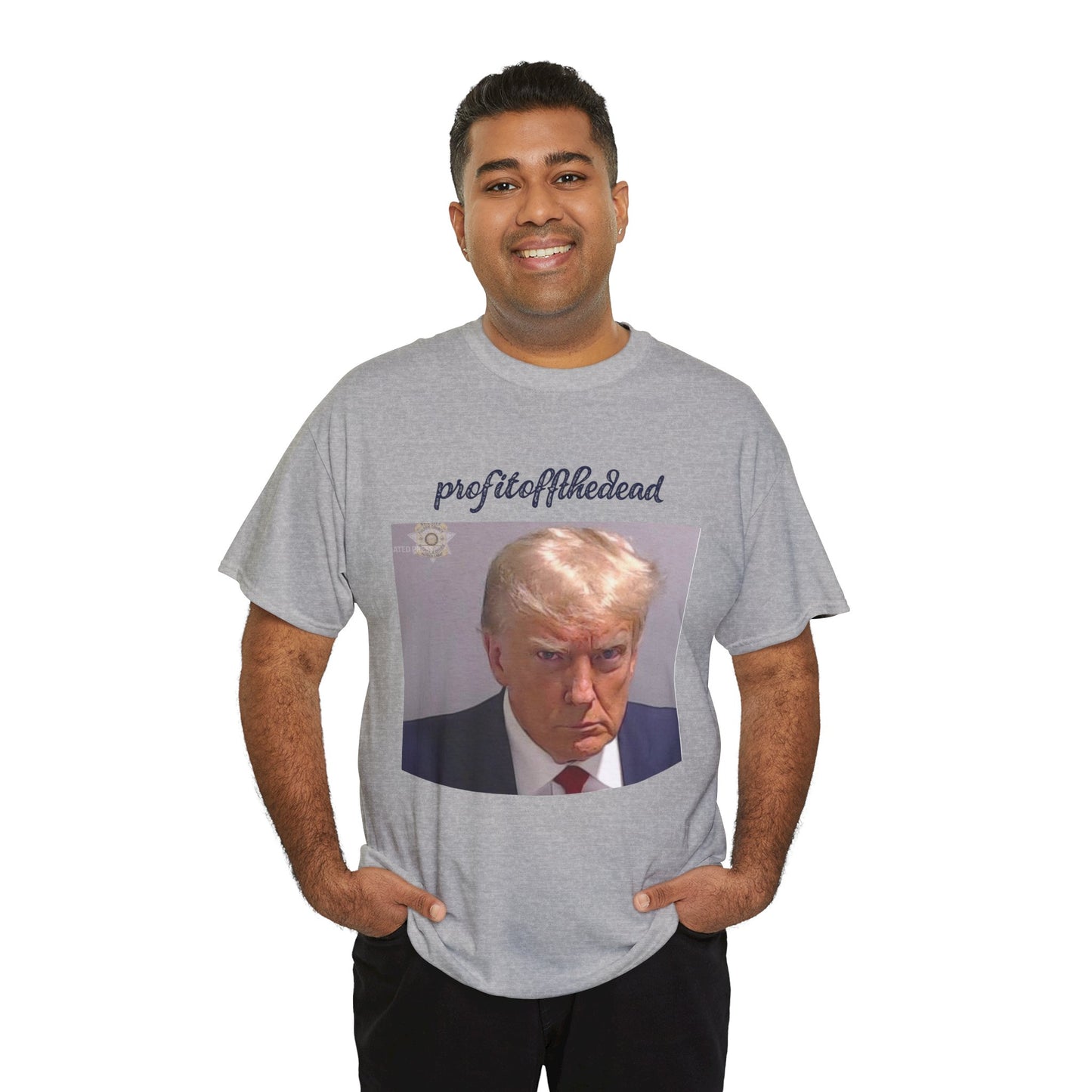 "Trump Mug Shot" Unisex Heavy Cotton Tee