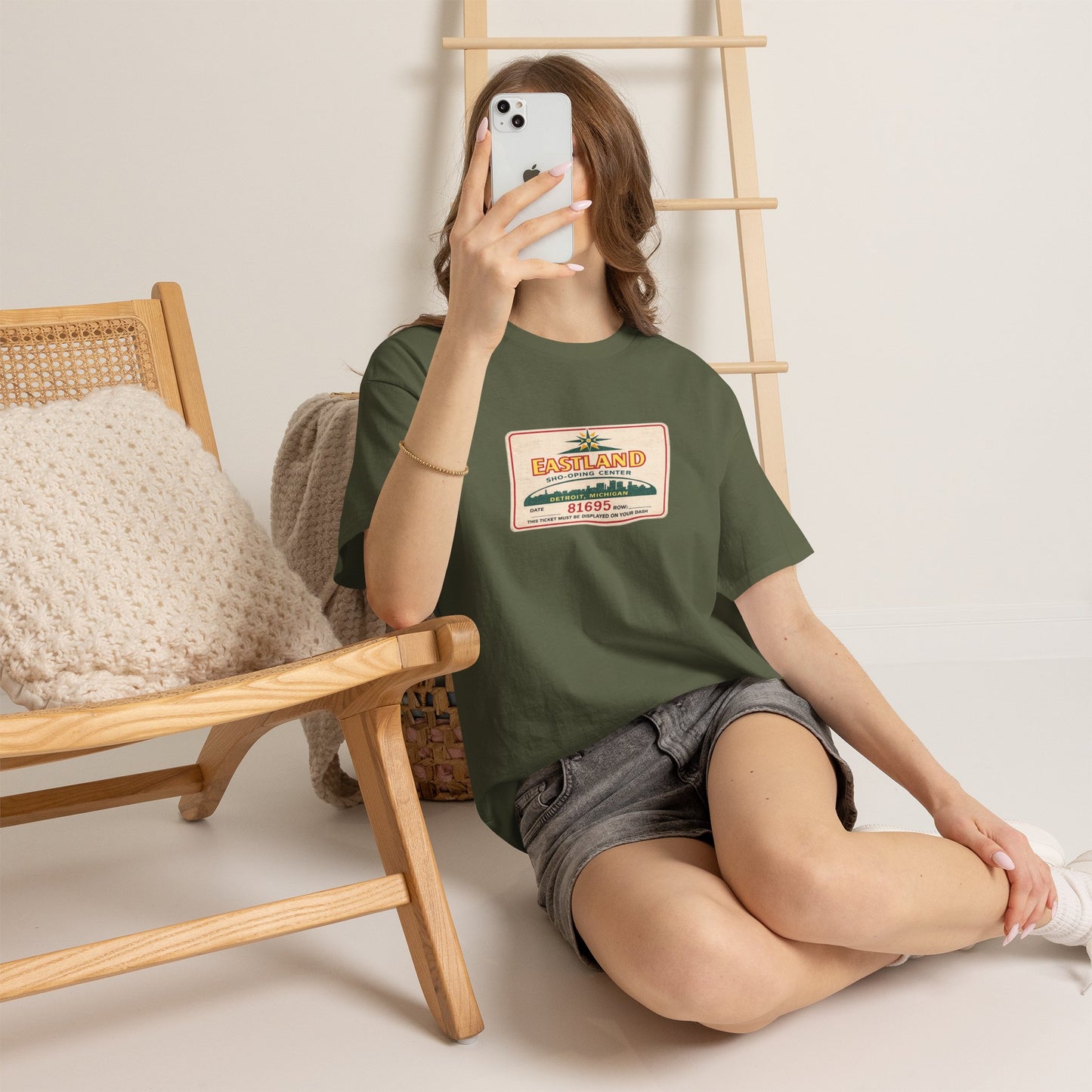 "EASTLAND MALL" Cotton Tee