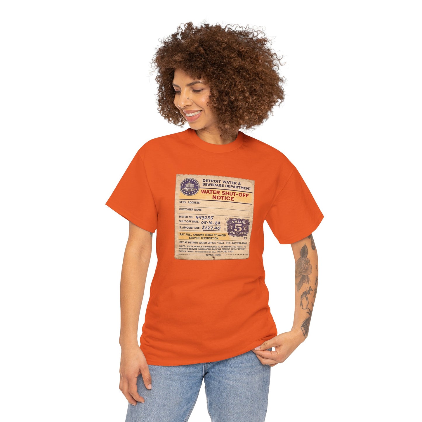 "WATER SHUT-OFF NOTICE" Tee