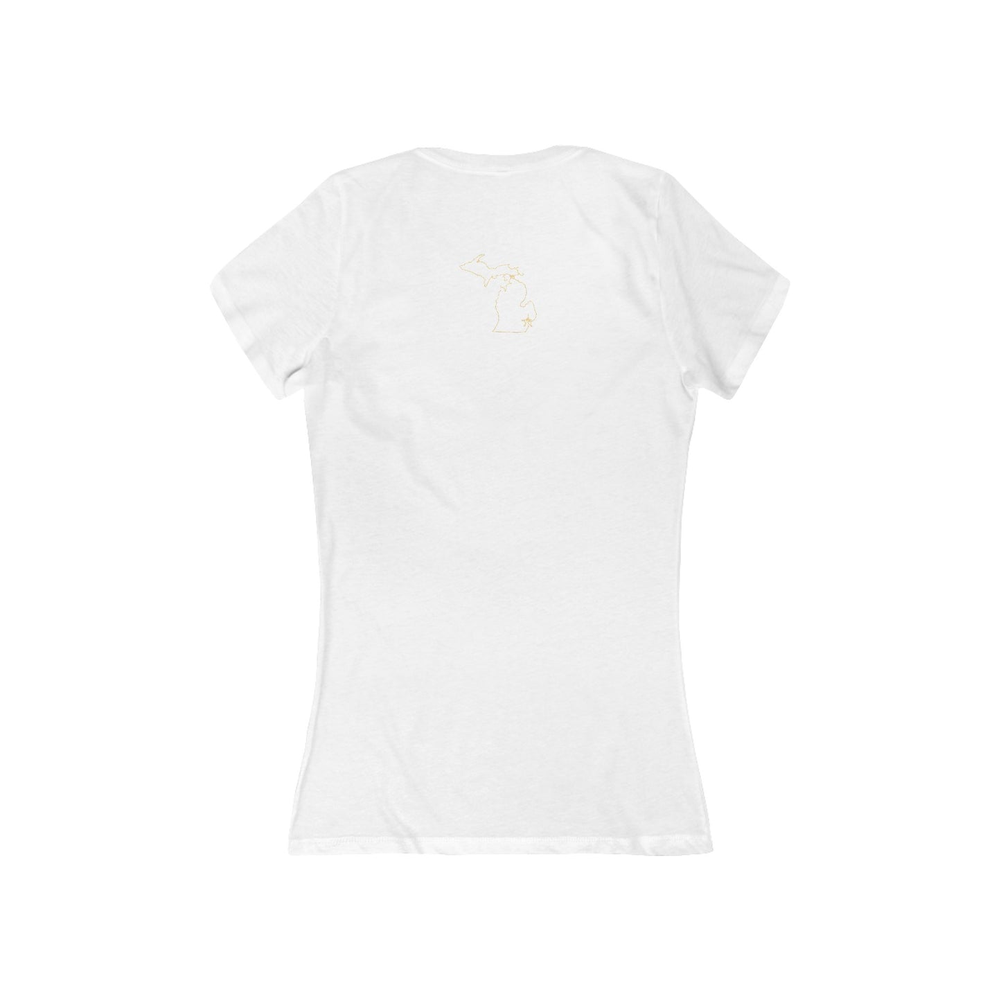 "Profit Off The Dead" Women's Short Sleeve Deep V-Neck Tee