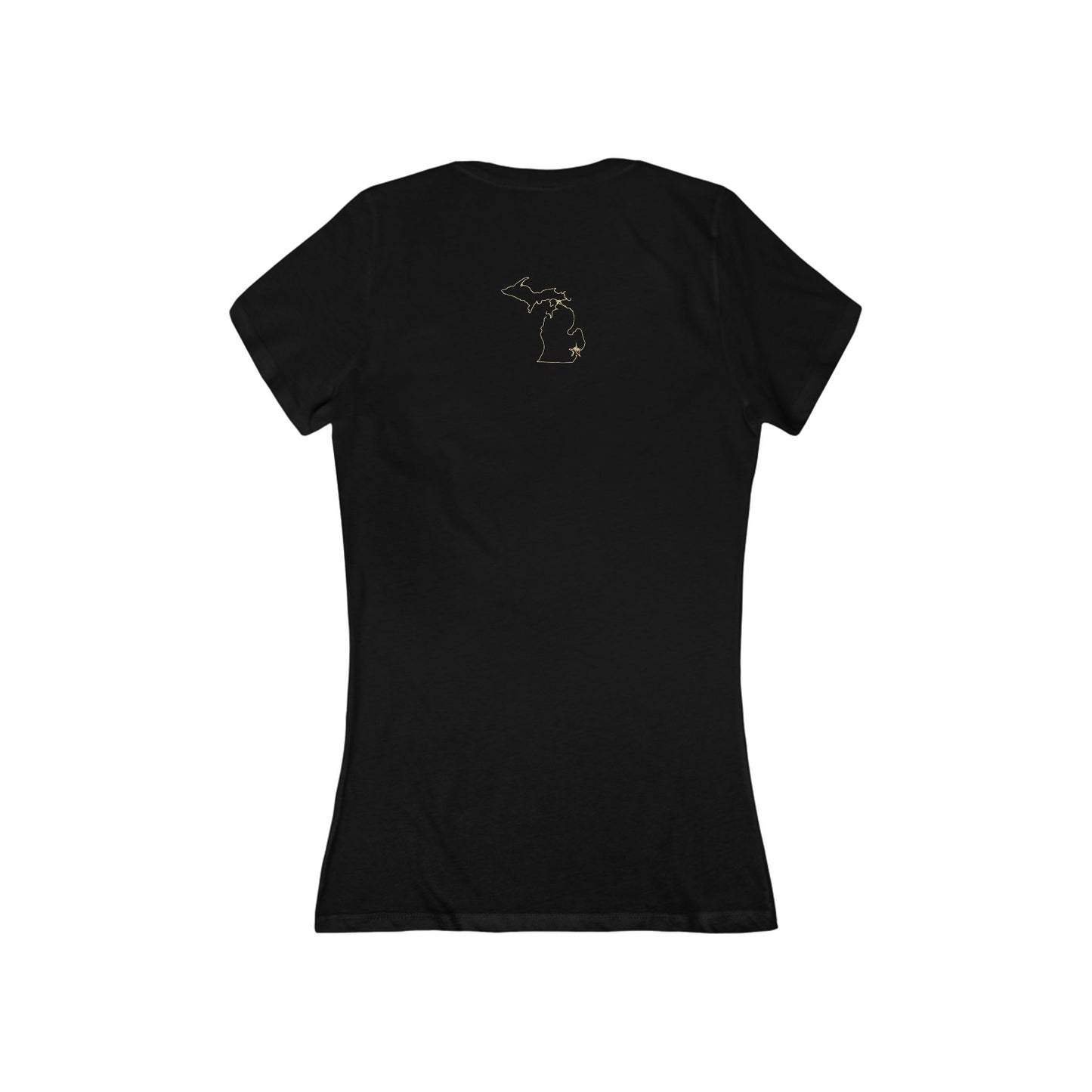 "Profit Off The Dead" Women's Short Sleeve Deep V-Neck Tee