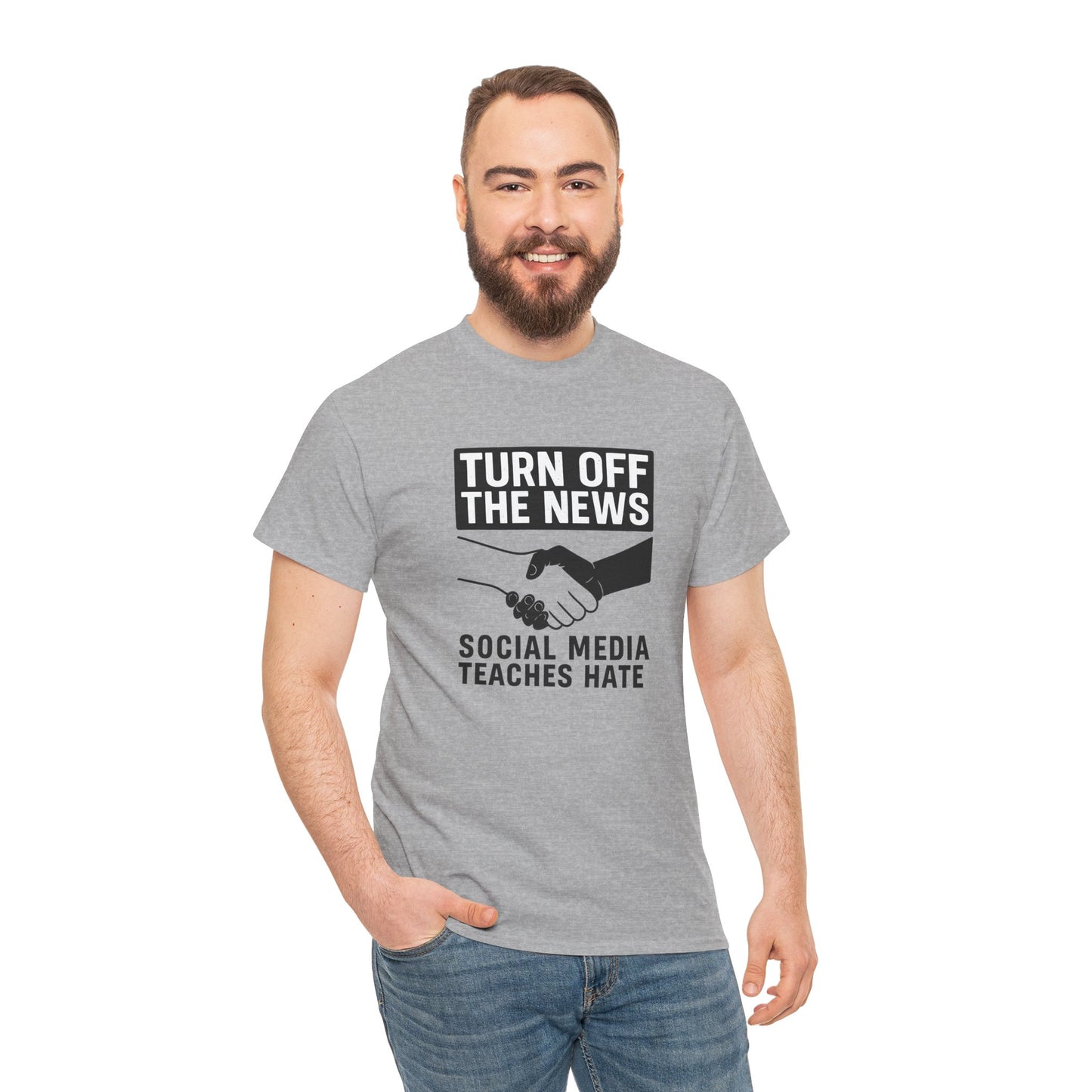 "No News" Unisex Heavy Cotton Tee