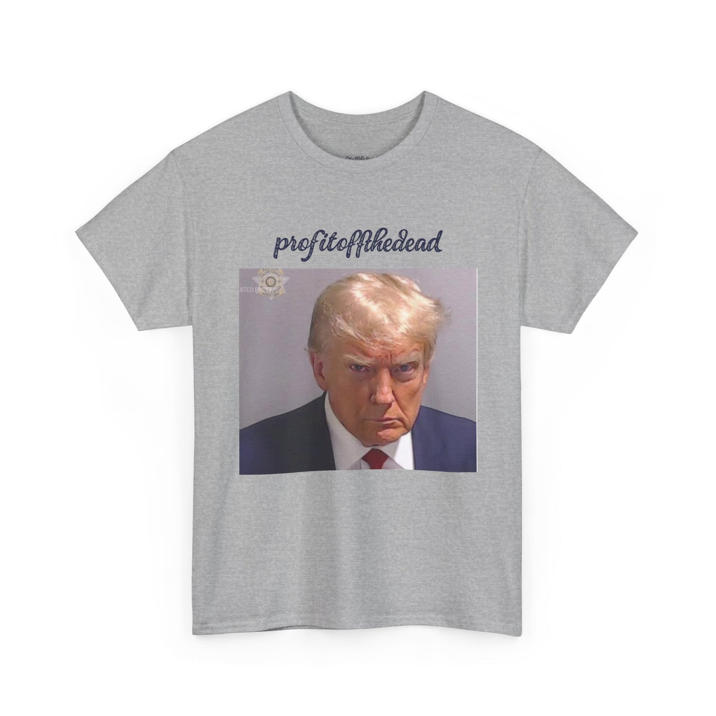 "Trump Mug Shot" Unisex Heavy Cotton Tee