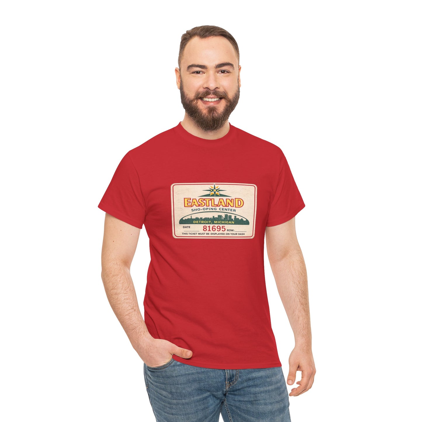 "EASTLAND MALL" Cotton Tee