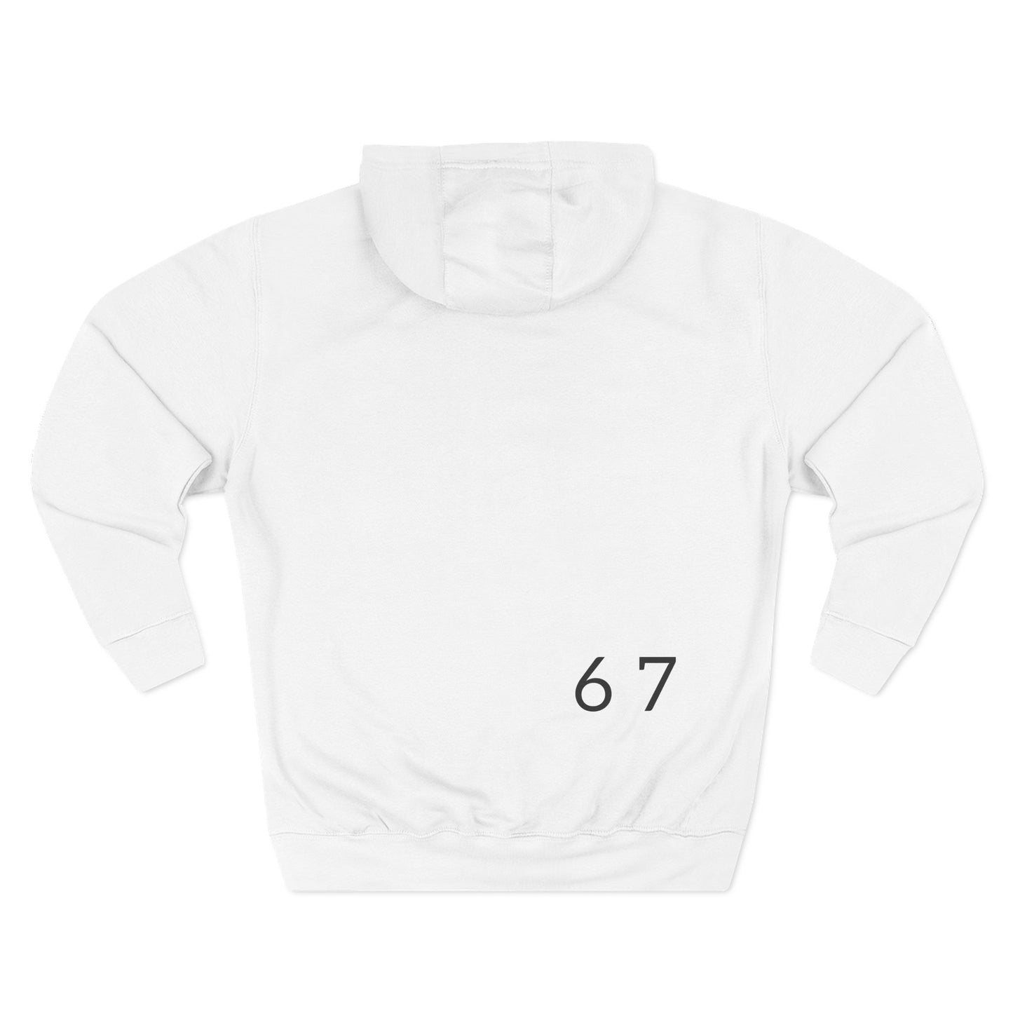 "Six-Seven" Three-Panel Fleece Hoodie