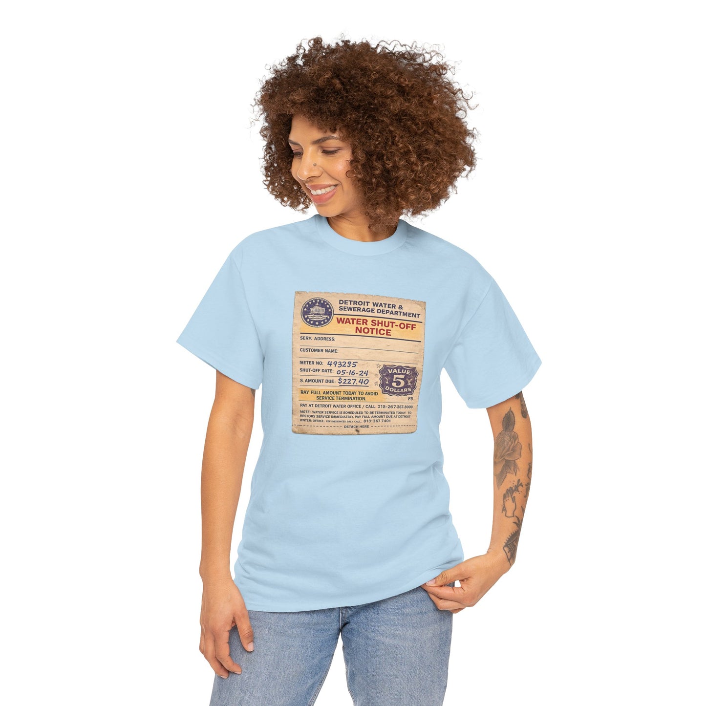 "WATER SHUT-OFF NOTICE" Tee
